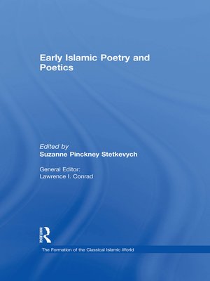 cover image of Early Islamic Poetry and Poetics